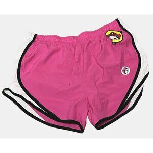 BUC-EES 2XL Pink Women's Running Short Black & White Accents NWT